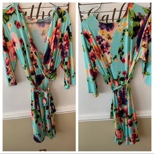 Pink blush maternity plus dress